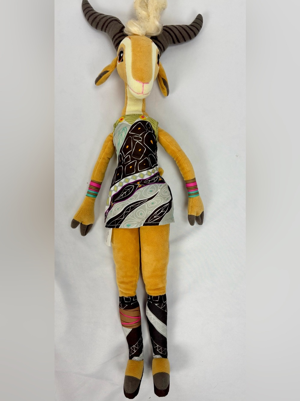 Disney Store Zootopia Gazelle Girl Pop Star Plush Stuffed Animal 22”